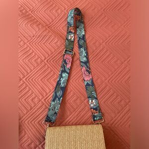 Flower, print bag strap